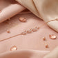 Rose Gold Oval Link 18KT Diamond Bracelet