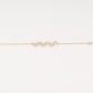 Rose Gold Oval Link 18KT Diamond Bracelet