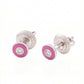 Gulabi 18kt White Gold Daily Wear Diamond Stud Earrings for Kids
