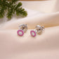 Gulabi 18kt White Gold Daily Wear Diamond Stud Earrings for Kids