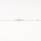 Gold Circle Link 18KT Diamond Bracelet