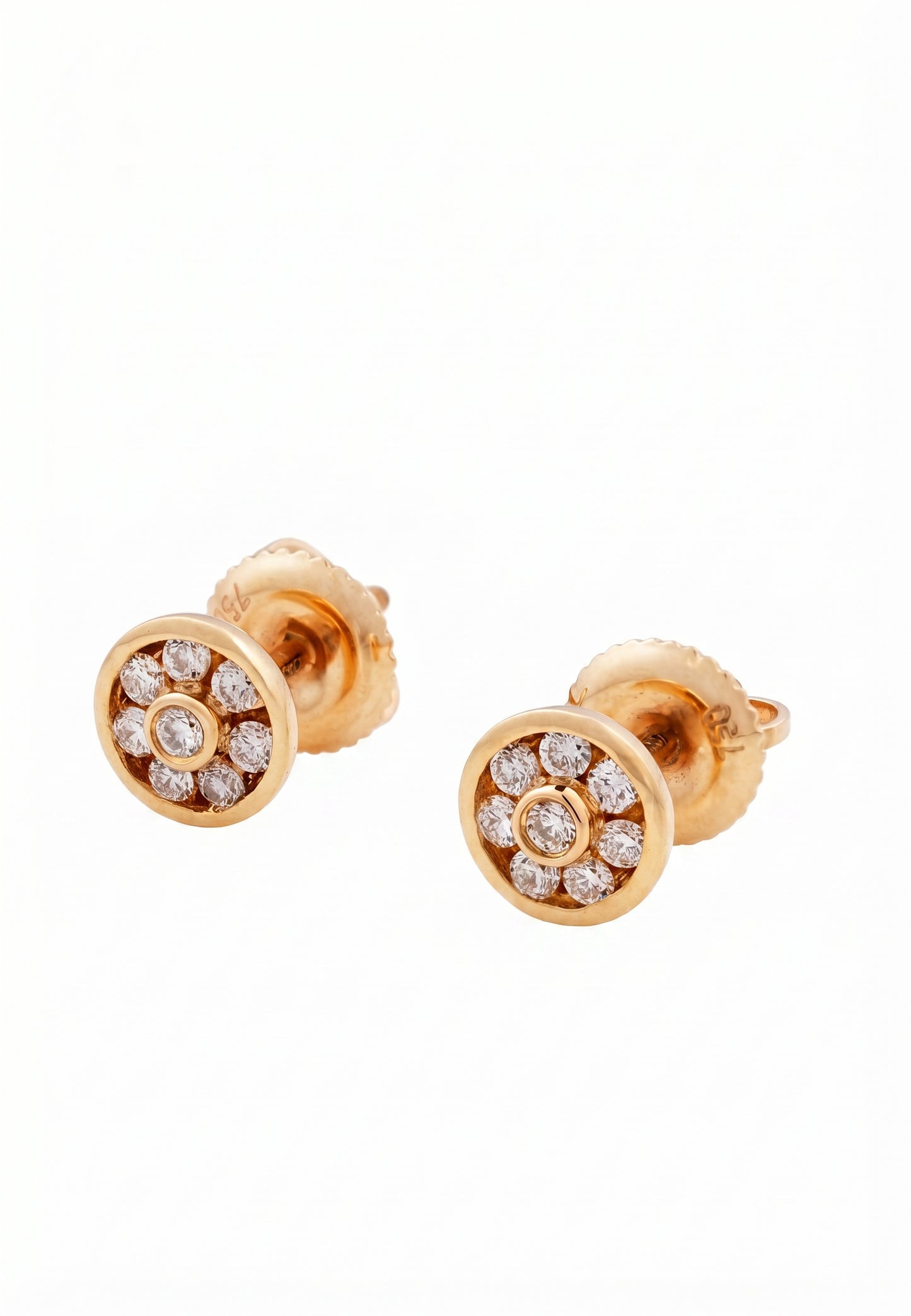 Phool 18kt Gold Daily Wear Diamond Stud Earrings for Kids
