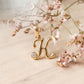18kt Gold Initial K Everyday Wear Diamond Pendant for Kids