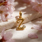 18kt Gold Initial Z Daily Wear Diamond Pendant for Kids