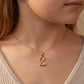 18kt Gold Z Initial Daily Wear Diamond Pendant for Kids