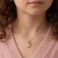 18kt Gold N Initial Everyday Wear Diamond Pendant for Kids