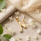 18kt Gold N Initial Daily Wear Diamond Pendant for Kids