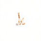 18kt Gold Initial M Everyday Wear Diamond Pendant for Kids