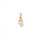 18kt Gold Initial G Everyday Wear Diamond Pendant for Kids