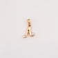 18kt Gold Initial A Everyday Wear Diamond Pendant for Kids