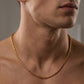 18Kt Yellow Gold Wheat Chain for Men