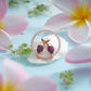 18Kt Rose Gold Love Birds Diamond Pendant for Women