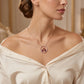 18Kt Rose Gold Love Birds Diamond Pendant for Women