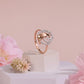 Interloop Halo 18kt Diamond Ring for Women