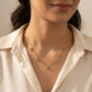 Sky Petal 18 KT Gold Necklace For Women