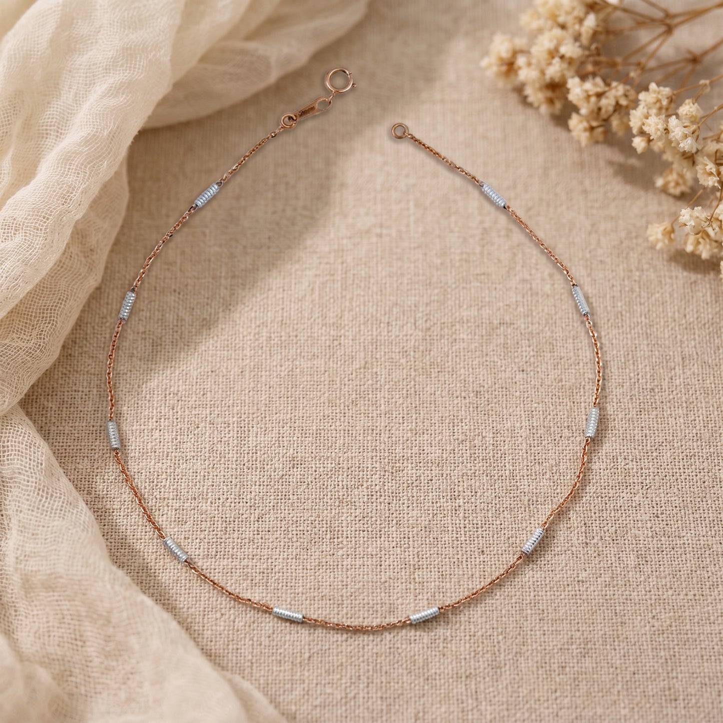 18kt Gold Everyday Anklet for Women