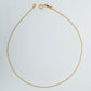 18kt Yellow Gold Plain Cable Chain Anklet for Women  