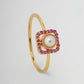 Pearl Square 18kt Diamond Ring for Women