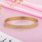 18kt Yellow Gold Greek Key Unisex Kada