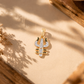 18KT Yellow Gold Diamond Trishul Damaru Pendant