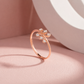 18KT Rose Gold Diamond Vine Ring for Women