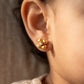 Bubbly Diamond Stud Earrings 18kt Yellow Gold