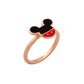 Mickey Kids Enamel 18kt Rose Gold Ring