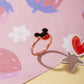 Mickey Kids Enamel 18kt Rose Gold Ring