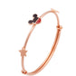 Chutti Kids Mickey & Star 18kt Rose Gold Bangle Pair