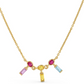 Mixed Gemstone Bracelet in 18kt Yellow Gold