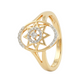 Star Halo 18kt Diamond Ring for Women