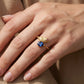 Aviora Bird Motif Sapphire 18kt Gold Ring for Women