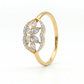 Floral Halo 18kt Diamond Ring for Women