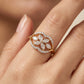Floral Halo 18kt Diamond Ring for Women