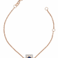 Teal Sapphire 18kt Gold Square Diamond Bracelet