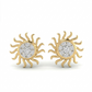 Helia Bloom 18kt Diamond Stud Earring for Women
