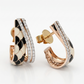 Velvet Curve 18kt Gold Earrings for Women