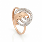 Interloop Halo 18kt Diamond Ring for Women