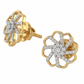 VeyaBloom 18kt Diamond Stud Earrings for Women