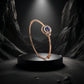 Tanzanite & Diamond Bangle in 18kt Rose Gold For Women  