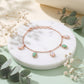 Opal Colourful Charm 18kt Rose Gold Chain Bracelet for Women