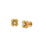 Bubbly Diamond Stud Earrings 18kt Yellow Gold