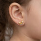 Titli Kids Butterfly 18kt Yellow Gold Diamond Earrings
