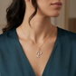 18KT Gold Diamond Initial "P" Pendant For Women