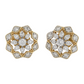 Heirloom Blossom 18kt Diamond Stud Earrings for Women
