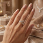 Royal Duo Open Style 18kt Diamond Ring for Women