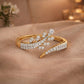 Royal Duo Open Style 18kt Diamond Ring for Women