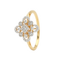 Petal Glow 18kt Diamond Ring for Women