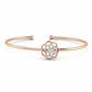 Bloom Diamond Cuff Bracelet in 18kt Rose Gold