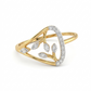 Sunburst 18kt Diamond Ring for Women